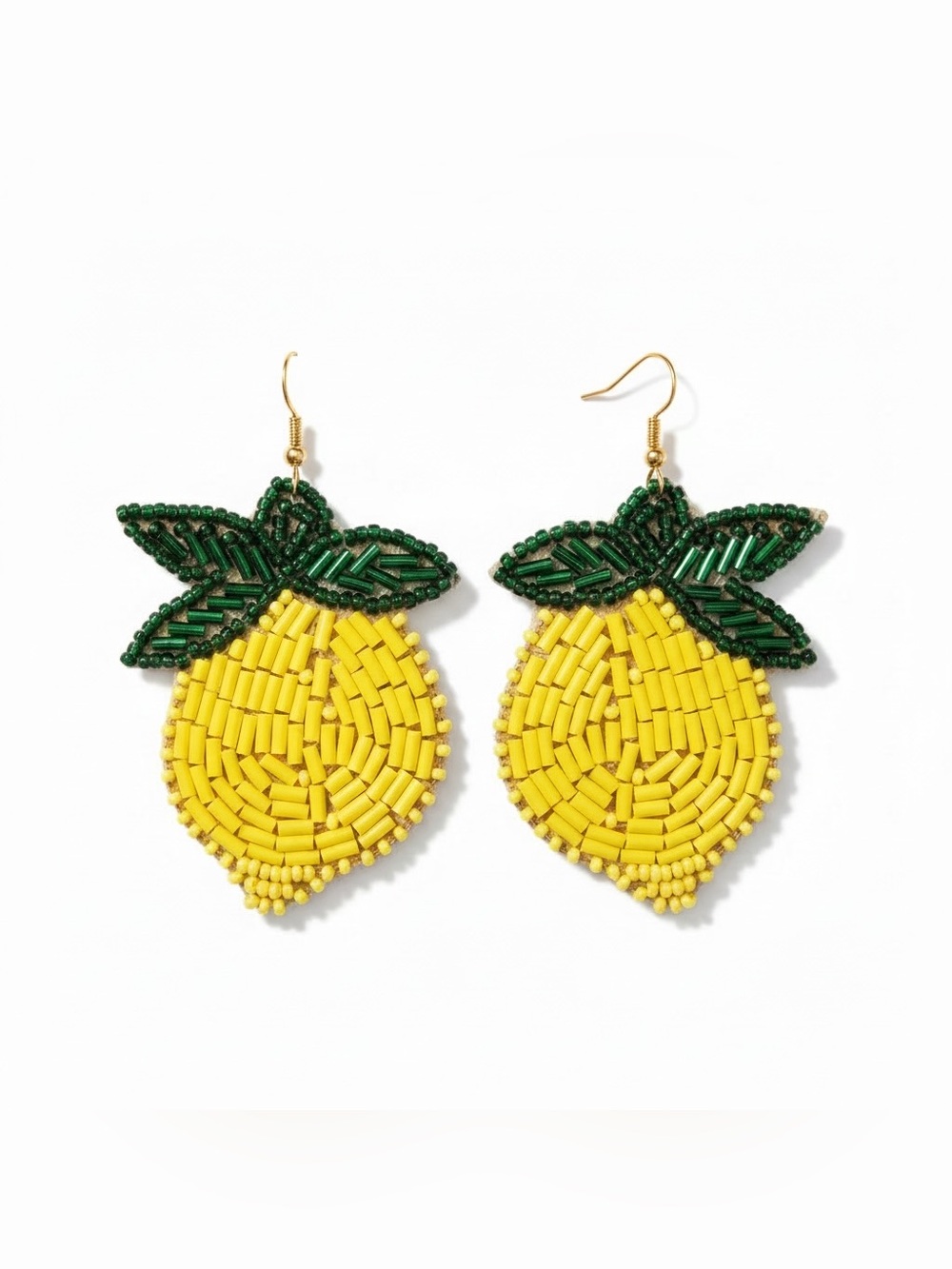 NWT J.Crew Beaded Lemon Drop Statement Earrings